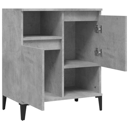 Kommode Betonggrå 60x35x70 cm
