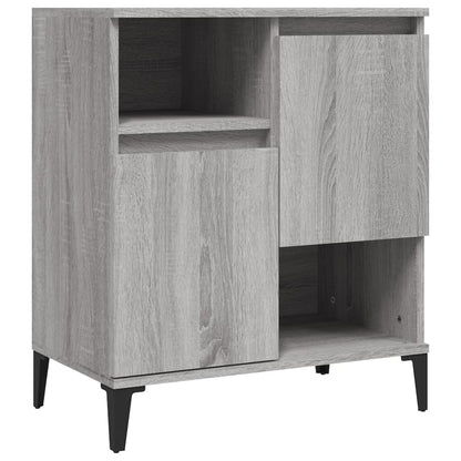Skjenk grå sonoma 60x35x70 cm konstruert tre