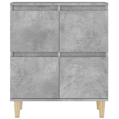 Kommode Betonggrå 60x35x70 cm