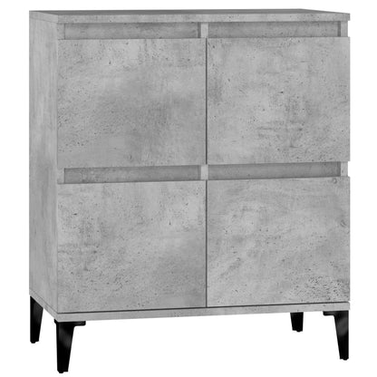 Skjenk betonggrå 60x35x70 cm konstruert tre