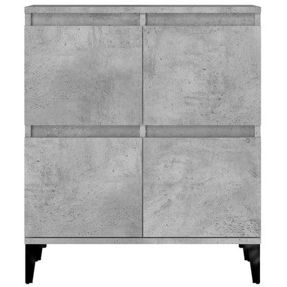 Skjenk betonggrå 60x35x70 cm konstruert tre