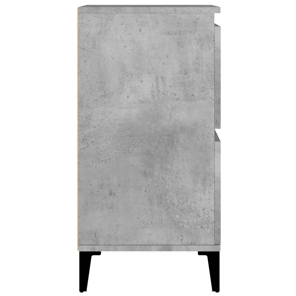 Skjenk betonggrå 60x35x70 cm konstruert tre