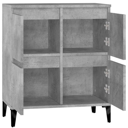 Skjenk betonggrå 60x35x70 cm konstruert tre