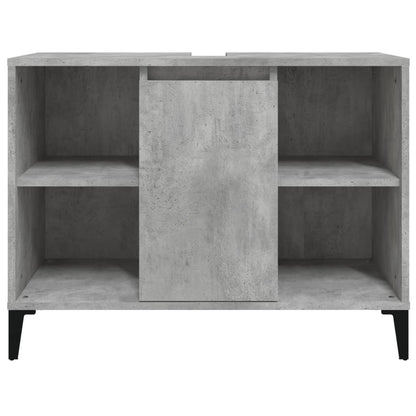 Servantskap Betonggrå 80x33x60 cm