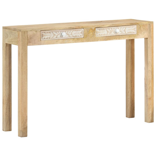 Avlastningsbord konsollbord 110x30x75 cm bleket heltre mango