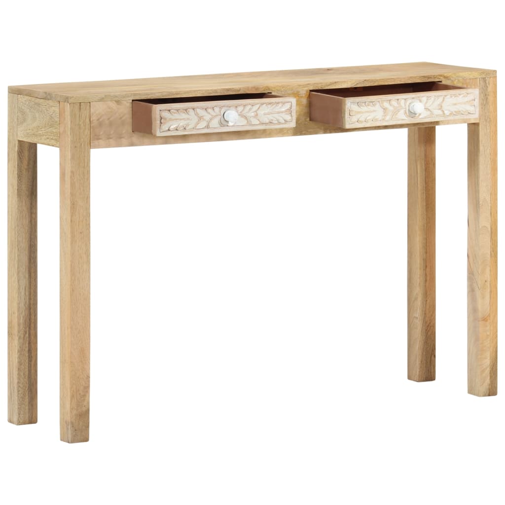 Avlastningsbord konsollbord Tre 110x30x75 cm bleket heltre mango