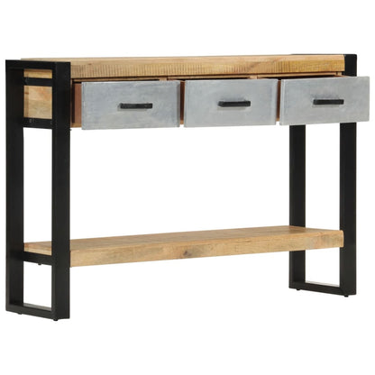 Avlastningsbord Konsollbord Tre 110x30x76 cm grovt heltre mangotre