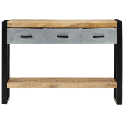 Avlastningsbord Konsollbord Tre 110x30x76 cm grovt heltre mangotre