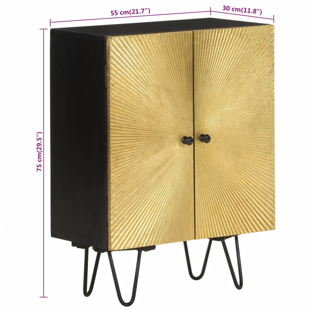 Skjenk Tre 55x30x75 cm heltre mango