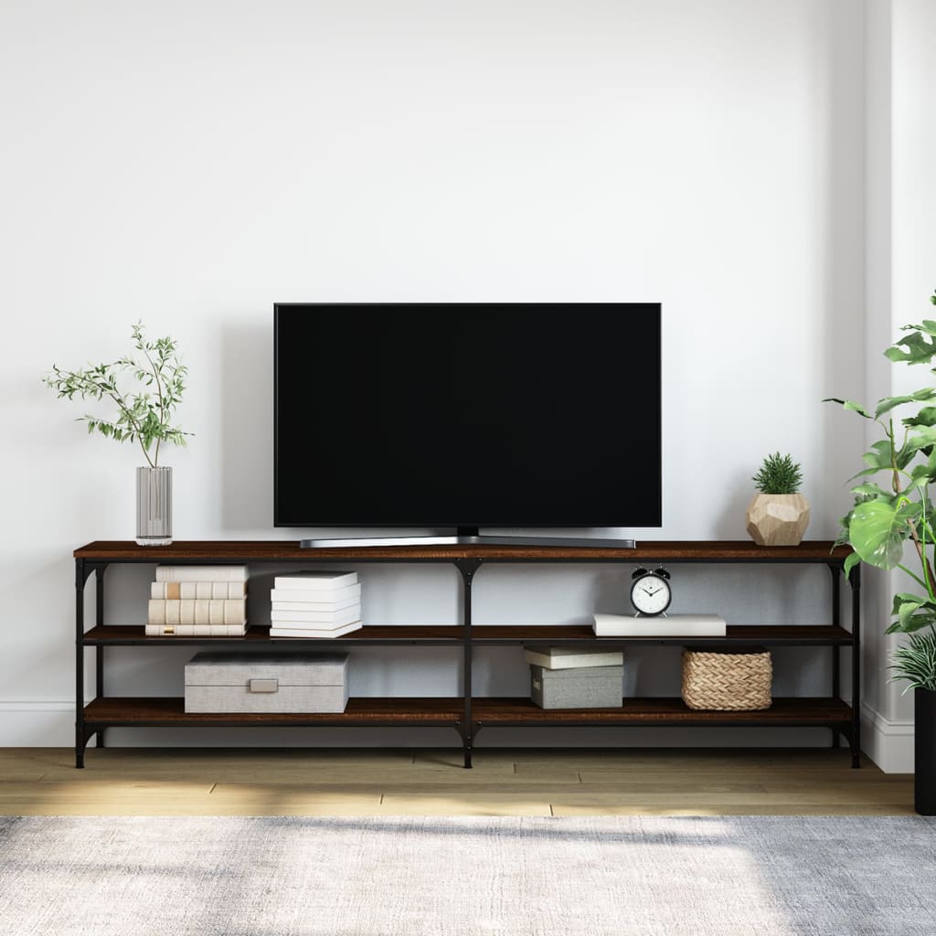 TV-Møbel Brun Eik TV-benk 180x30x50 cm