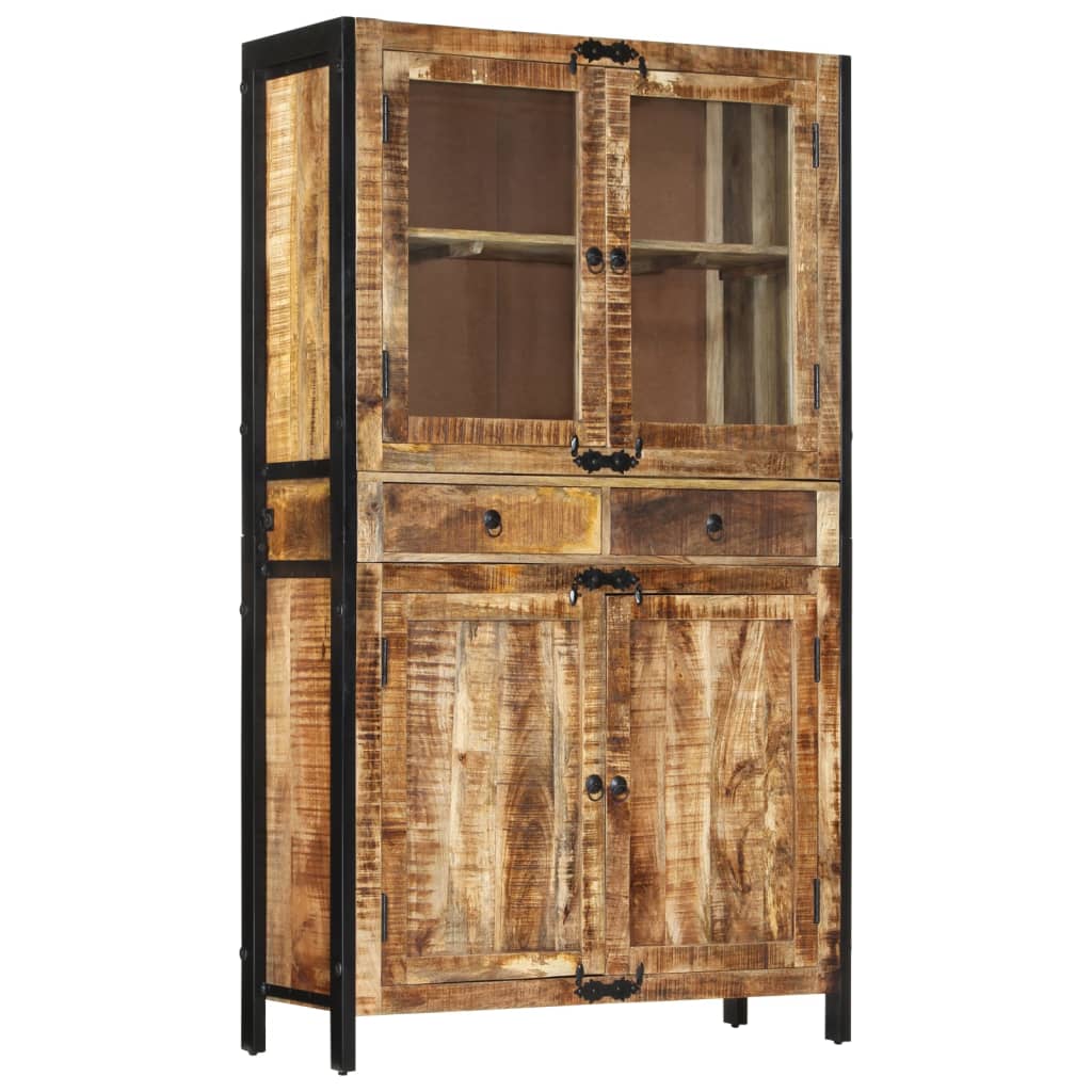 Skap Tre 100x40x175 cm grov heltre mango