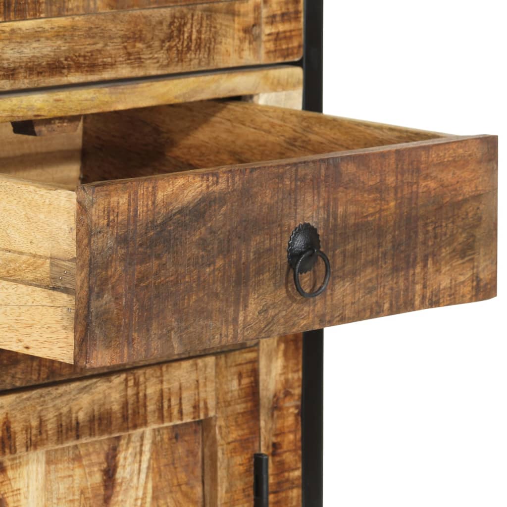 Skap Tre 100x40x175 cm grov heltre mango