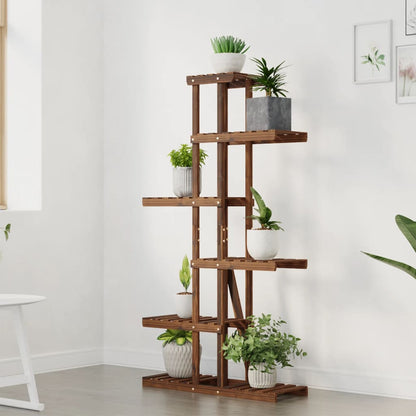 Utendørs Blomsterstativ DIV. 75x25x140,5 cm heltre gran