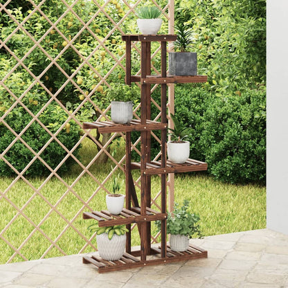 Utendørs Blomsterstativ DIV. 75x25x140,5 cm heltre gran