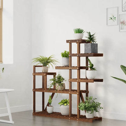 Utendørs Blomsterstativ DIV. 110x25x111 cm heltre gran