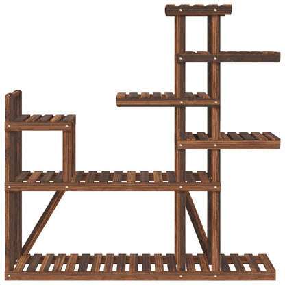 Utendørs Blomsterstativ DIV. 110x25x111 cm heltre gran