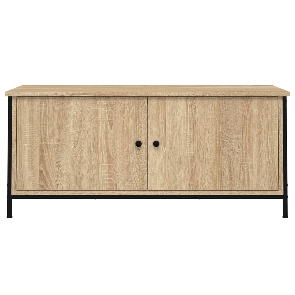 TV-Møbel Sonoma Eik TV-benk med dører 102x35x45 cm