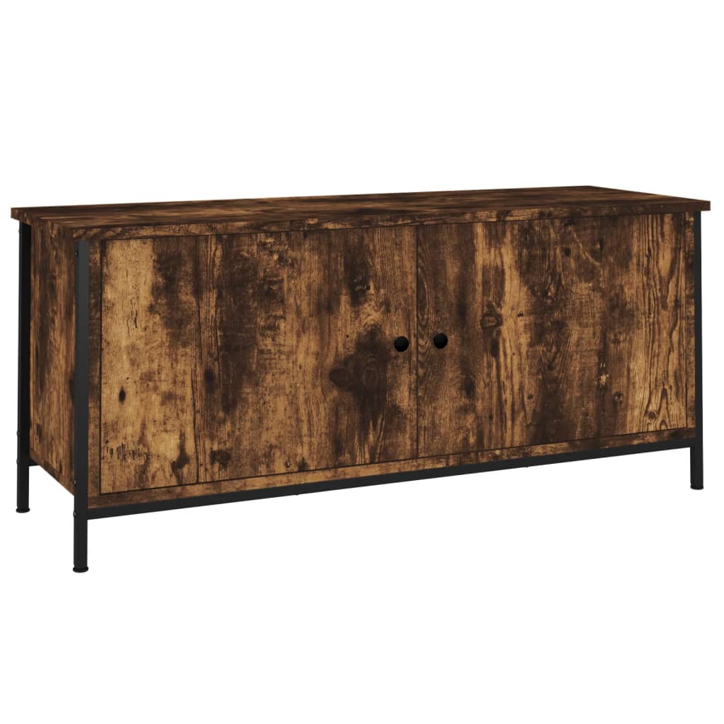 TV-Møbel Røkt Eik TV-benk med dører 102x35x45 cm