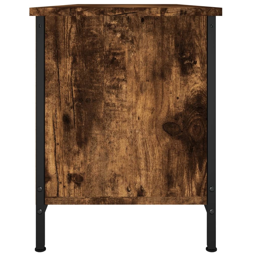 TV-Møbel Røkt Eik TV-benk med dører 102x35x45 cm