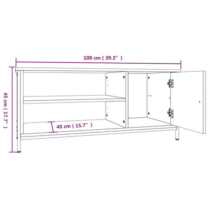 TV-Møbel Sonoma Eik TV-benk 100x40x45 cm