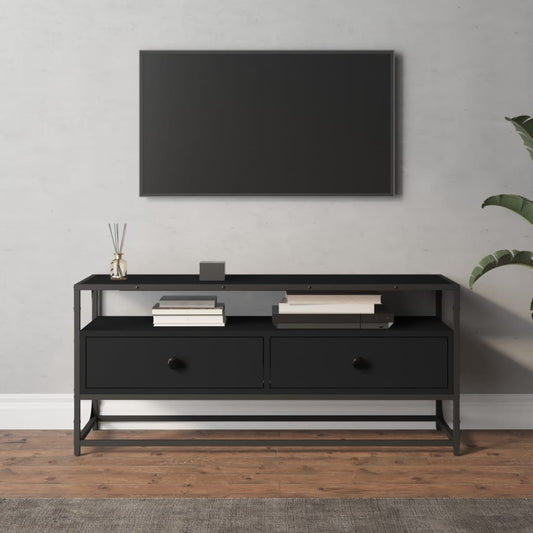 TV-Møbel Svart TV-benk 100x35x45 cm