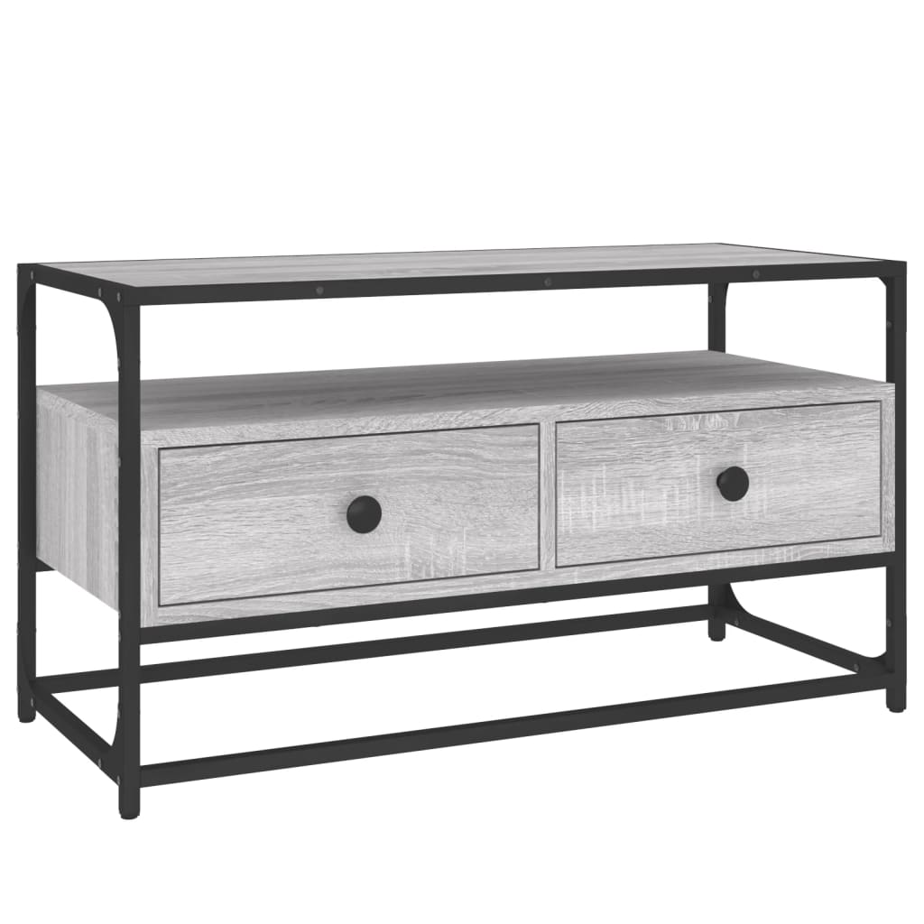 Skoskap Skohylle Skobenk Sonoma Grå 100x35x55 cm