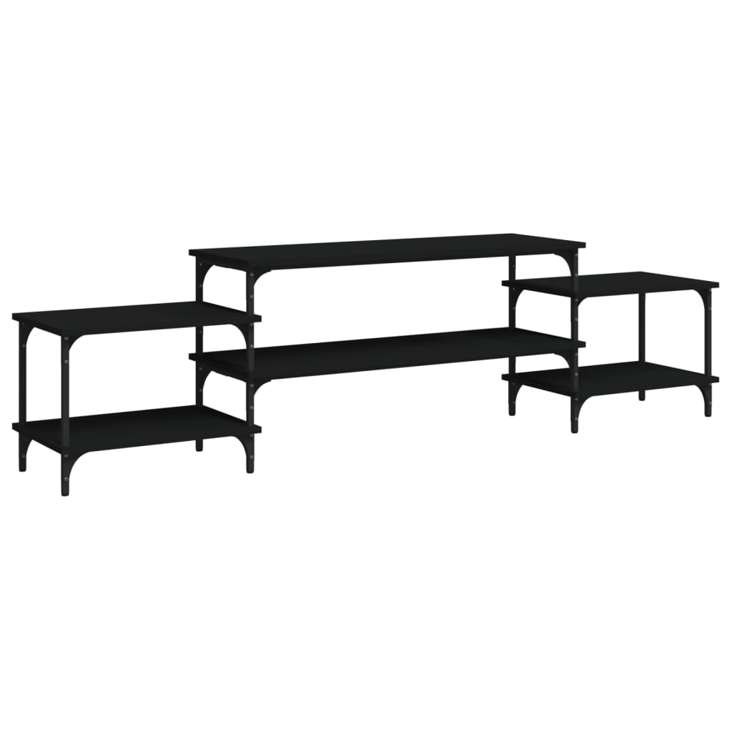TV-Møbel Svart TV-benk 197x35x52 cm