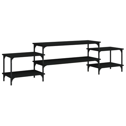 TV-Møbel Svart TV-benk 197x35x52 cm