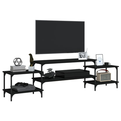 TV-Møbel Svart TV-benk 197x35x52 cm