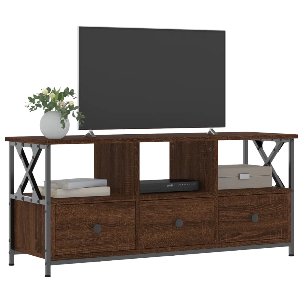 TV-Møbel Brun Eik TV-benk 102x33x45 cm