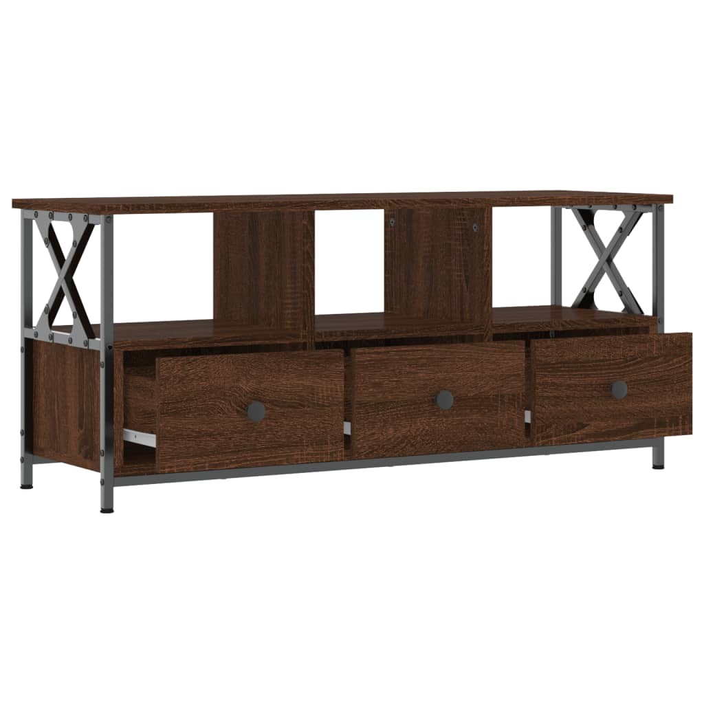 TV-Møbel Brun Eik TV-benk 102x33x45 cm
