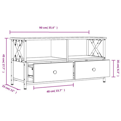 TV-Møbel Sonoma Grå TV-benk 90x33x45 cm
