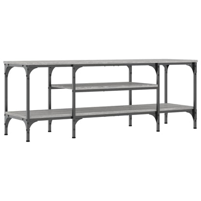 TV-Møbel Sonoma Grå Tv-benk 121x35x45 cm og jern