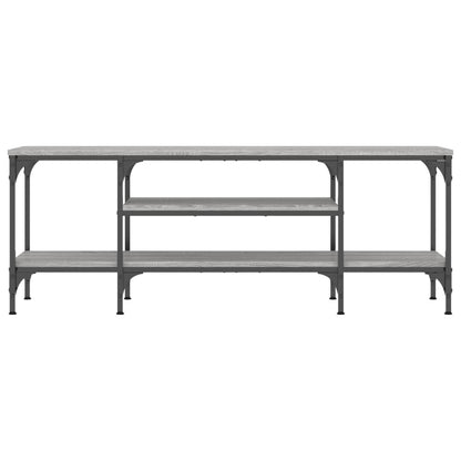 TV-Møbel Sonoma Grå Tv-benk 121x35x45 cm og jern