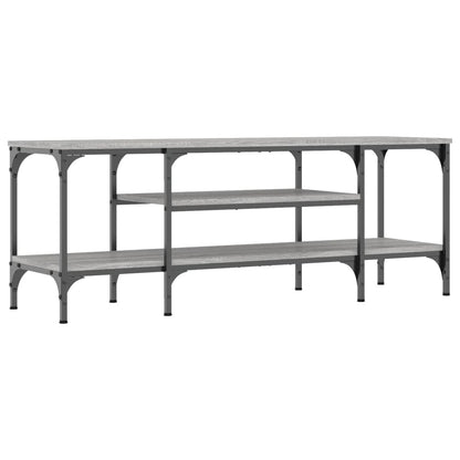 TV-Møbel Sonoma Grå Tv-benk 121x35x45 cm og jern