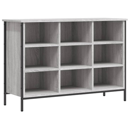 Skoskap grå sonoma 100x35x70 cm konstruert tre