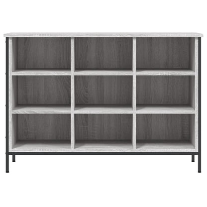 Skoskap grå sonoma 100x35x70 cm konstruert tre