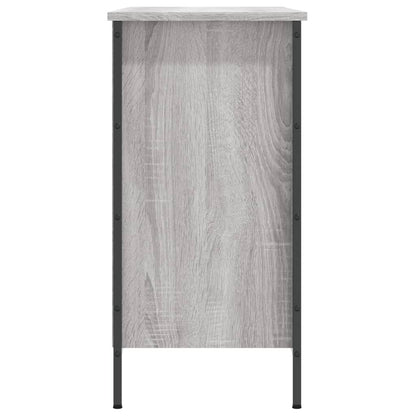 Skoskap grå sonoma 100x35x70 cm konstruert tre