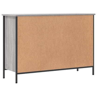 Skoskap grå sonoma 100x35x70 cm konstruert tre