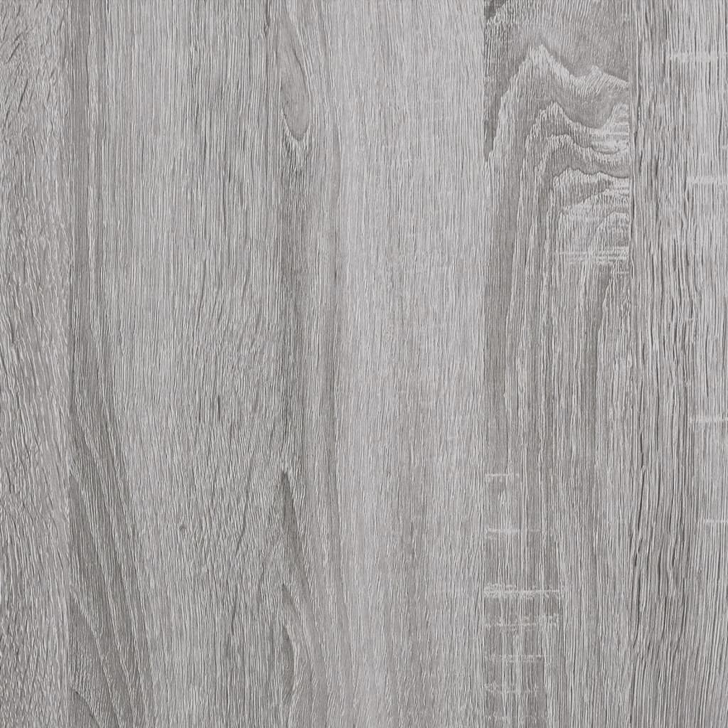 Skoskap grå sonoma 100x35x70 cm konstruert tre