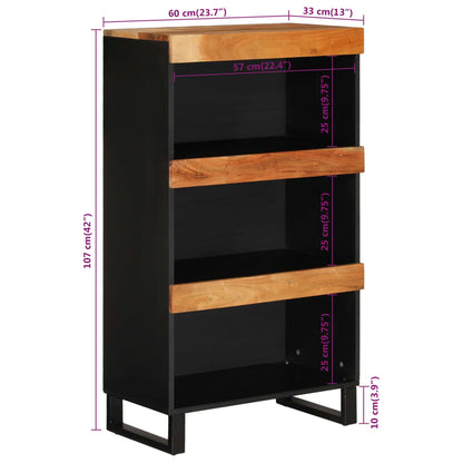 Skap Tre 60x33x107 cm heltre akasie