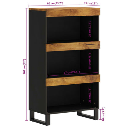 Skap Tre 60x33x107 cm heltre mango
