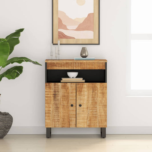 Skjenk Tre heltre mango med 2 dører 60x33x75 cm