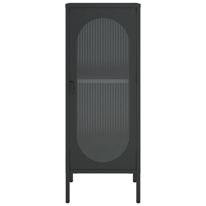 Skjenk DIV. Svart 40x35x105 cm glass