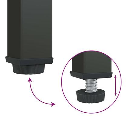 Skjenk DIV. Svart 40x35x105 cm glass