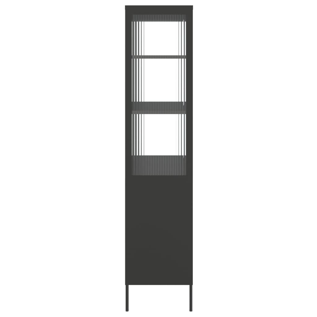 Skap Svart 90x40x180 cm glass