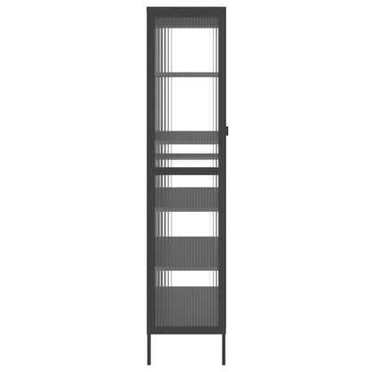 Skap Svart 85x40x180 cm glass