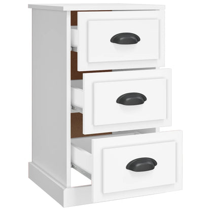 Nattbord Sengbord Hvit 39x39x67 cm