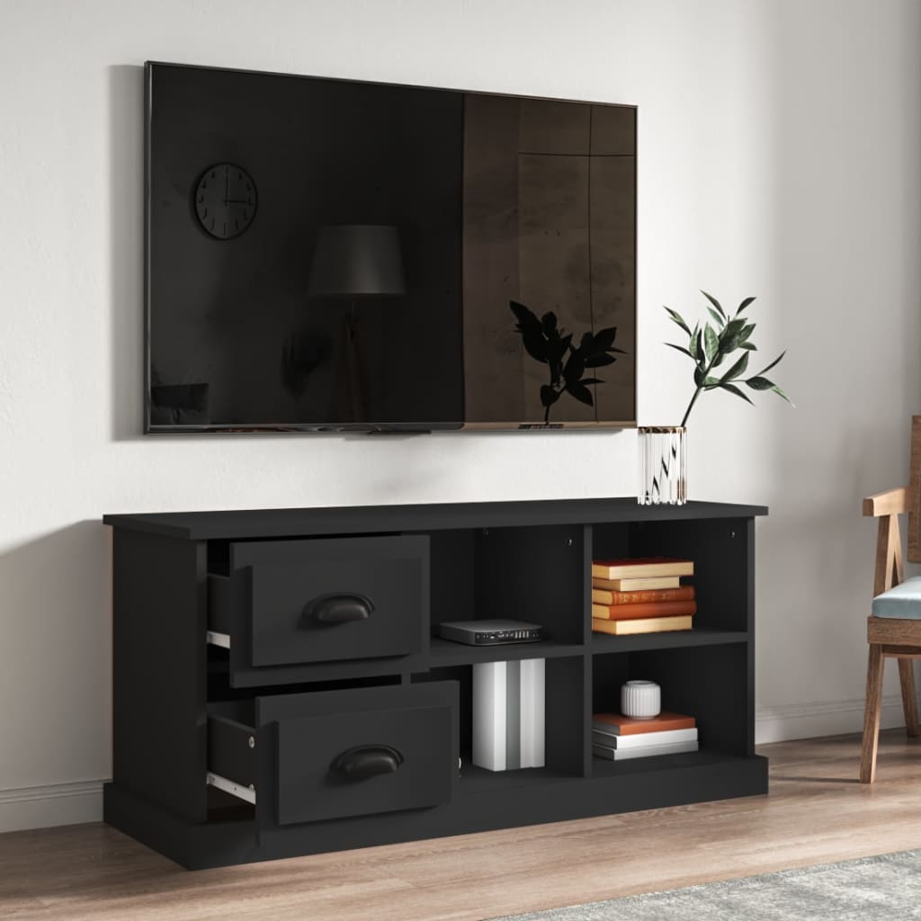 TV-Møbel Svart Tv-benk 102x35,5x47,5 cm
