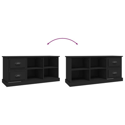 TV-Møbel Svart Tv-benk 102x35,5x47,5 cm